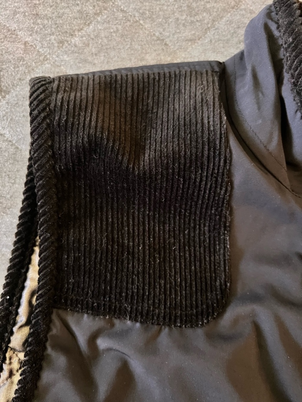 LAUREN Ralph Lauren XL Reversible Black Silver Quilted Hunting Vest Exc Cond - Picture 4 of 9
